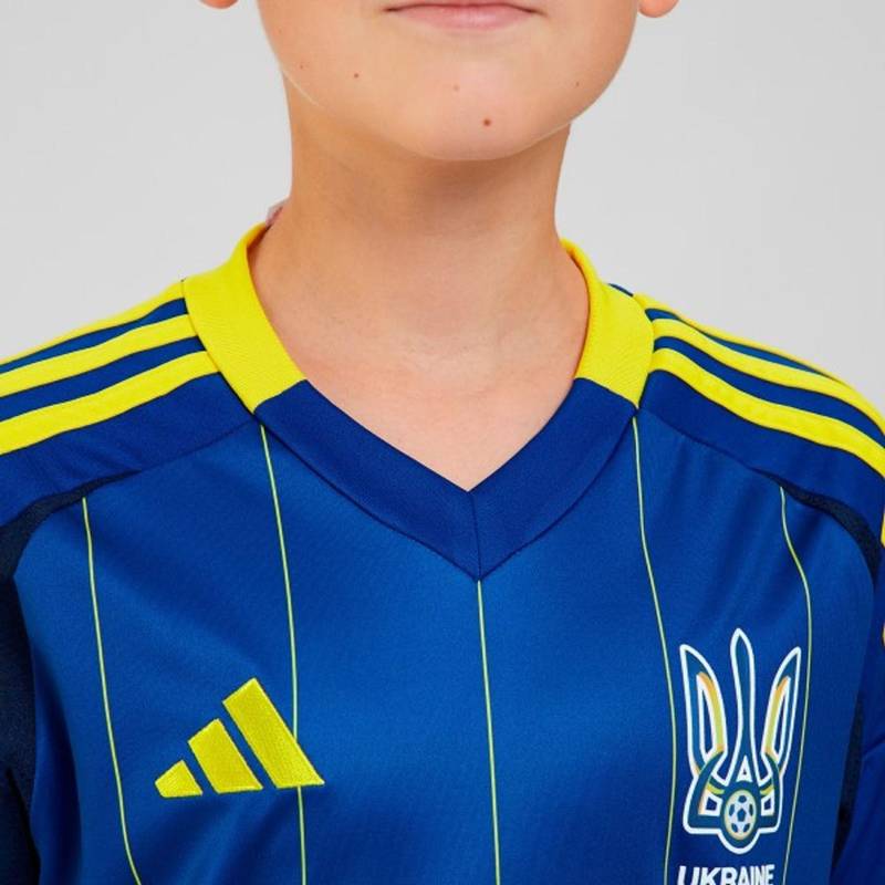 Дитяча футболка збірноі України Ukraine 24 Kids Performance Adidas IP2186 (синя), рис. 3