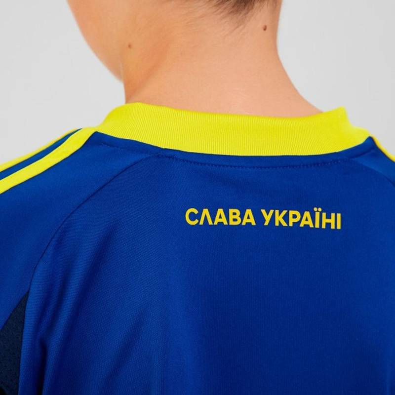 Дитяча футболка збірноі України Ukraine 24 Kids Performance Adidas IP2186 (синя), рис. 4