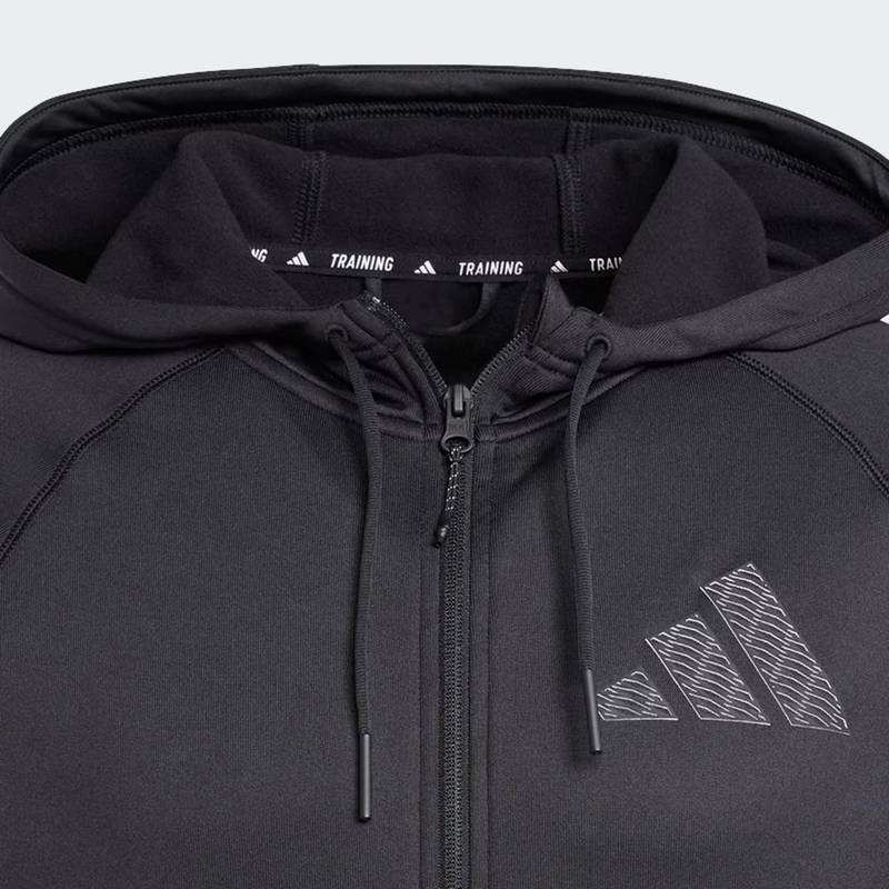 Кофта чоловіча Black Game and Go Training Full-Zip Adidas IN5560, рис. 3
