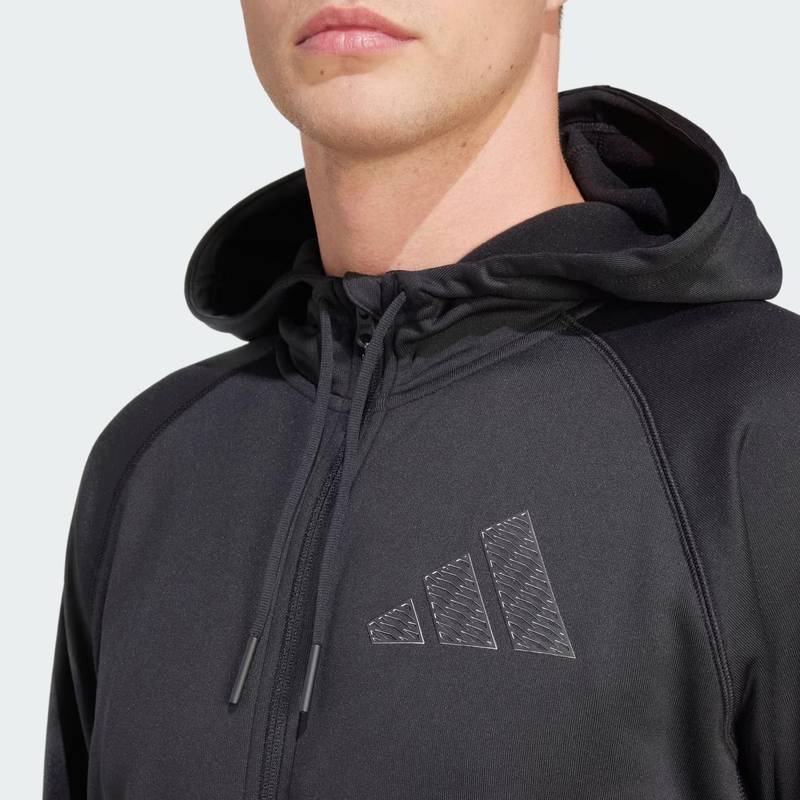 Кофта чоловіча Black Game and Go Training Full-Zip Adidas IN5560, рис. 5