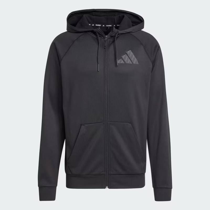 Кофта чоловіча Black Game and Go Training Full-Zip Adidas IN5560, рис. 4