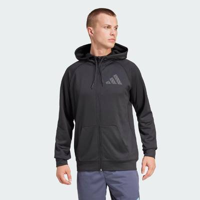 Кофта мужская Black Game and Go Training Full-Zip Adidas IN5560