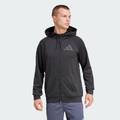 Кофта чоловіча Black Game and Go Training Full-Zip Adidas IN5560, прев. 0
