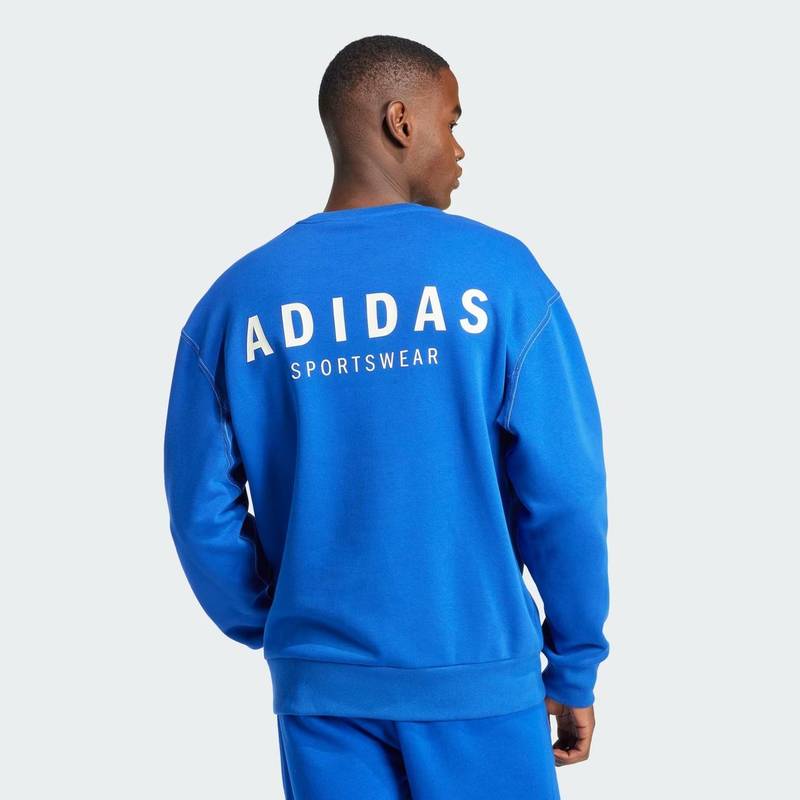 Свитшот мужской ALL SZN Fleece Graphic Adidas JJ3669, рис. 1