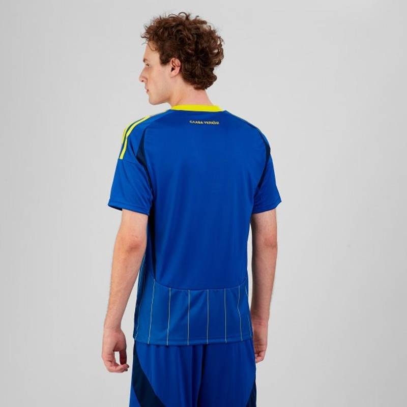 Футболка збірноі України Ukraine 24 Performance Adidas IP2175 (синя) сезон 24/25, рис. 2