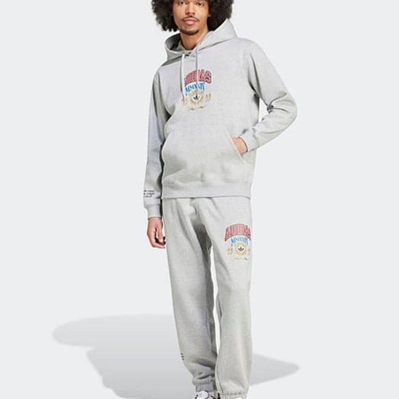 Худі чоловіче Hooded 1 Sweatshirt Grey Adidas IX6770, рис. 2