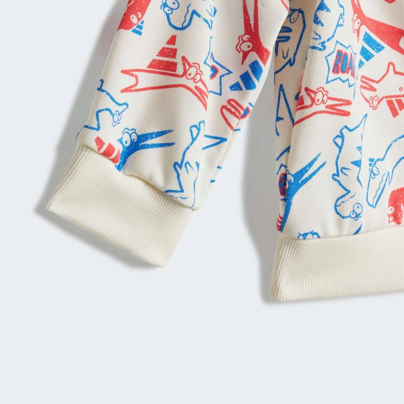 Комплект: світшот і штани Seasonal Essentials Adiraptor French Terry Kids Adidas JN2233, рис. 6