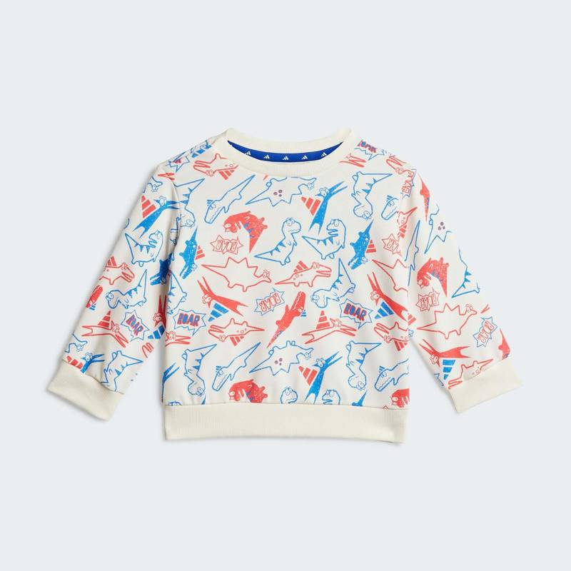 Комплект: світшот і штани Seasonal Essentials Adiraptor French Terry Kids Adidas JN2233, рис. 1