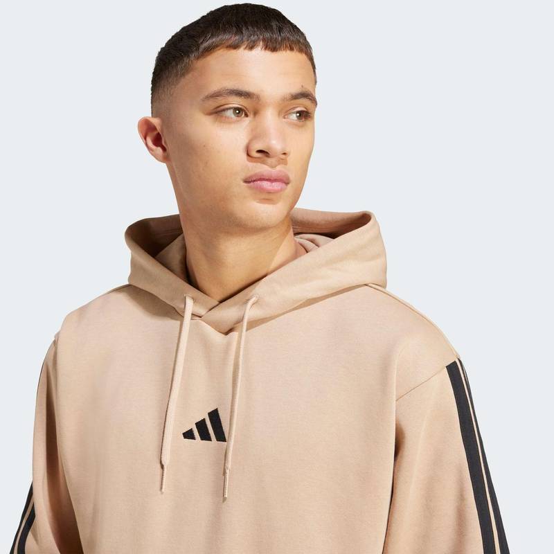 Худи Essentials 3-Stripes Fleece Adidas JX0695, рис. 3