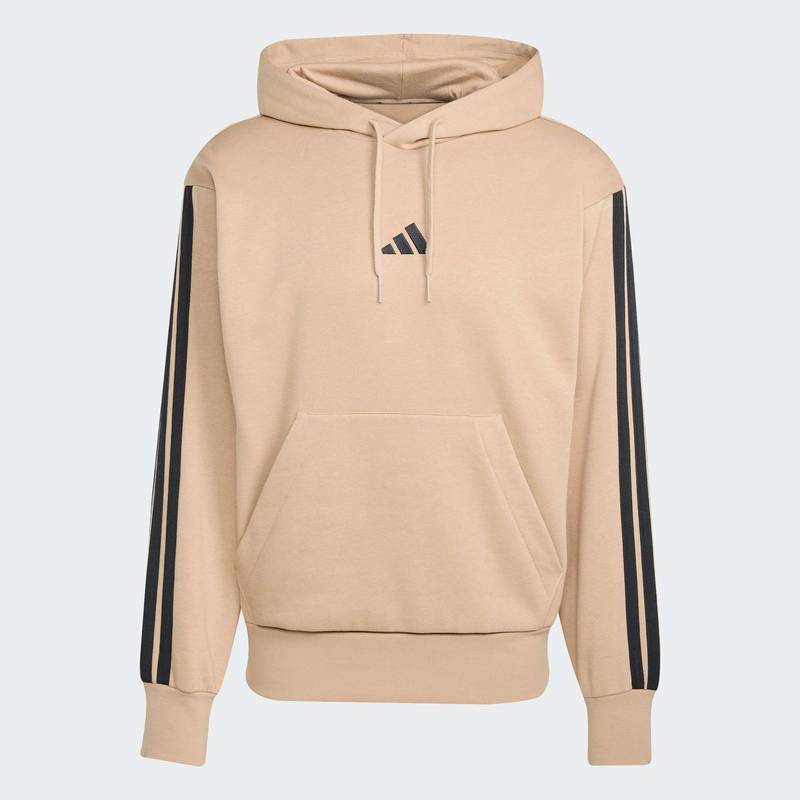 Худи Essentials 3-Stripes Fleece Adidas JX0695, рис. 5