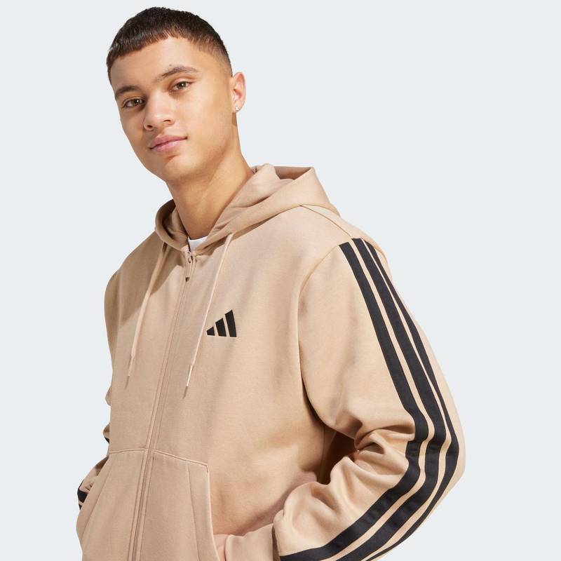 Толстовка Essentials 3-Stripes Fleece Adidas JX0745, рис. 3