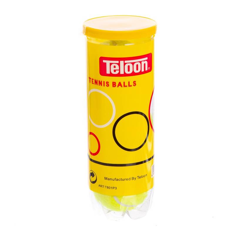 Мяч для большого тенниса (3шт) Zart Teloon в вакуумной упаковке T801P3, рис. 0