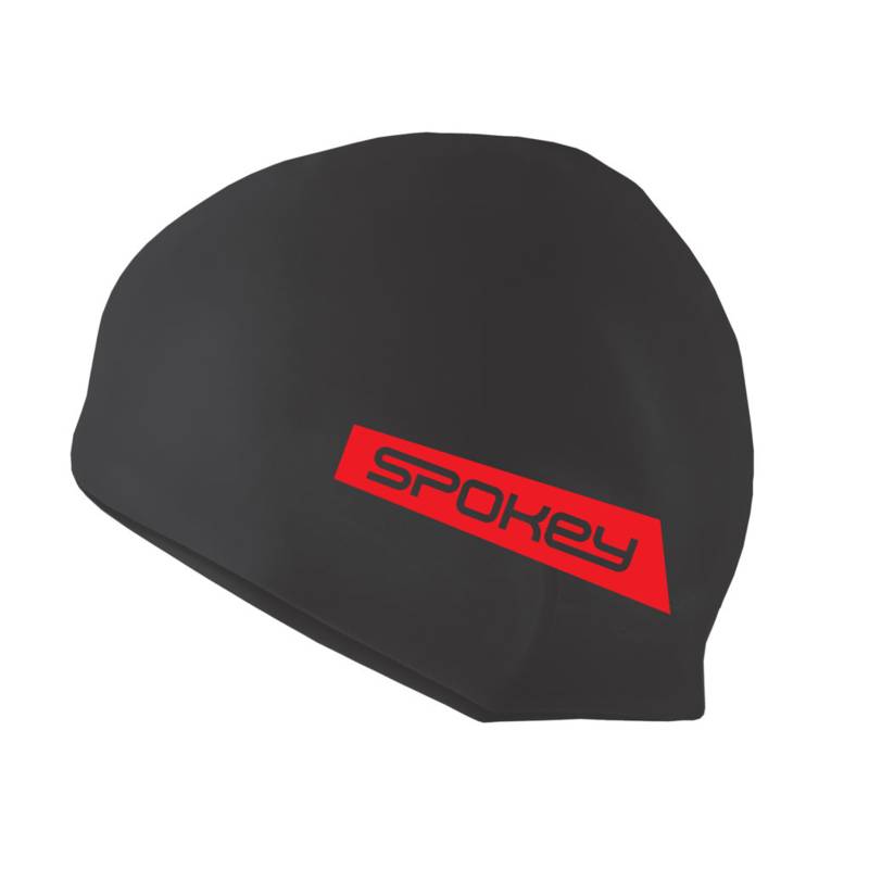 Шапочка для плавания черная Spokey 922539, рис. 0