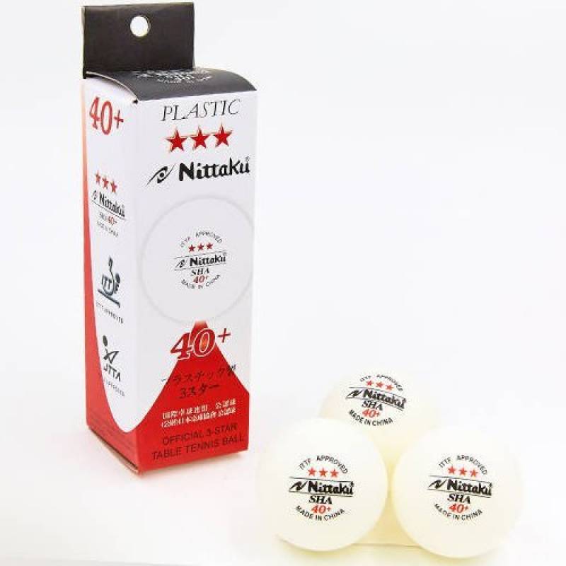 Кульки для настільного тенісу (3шт) 3 * Nittaku NB -1400, рис. 0