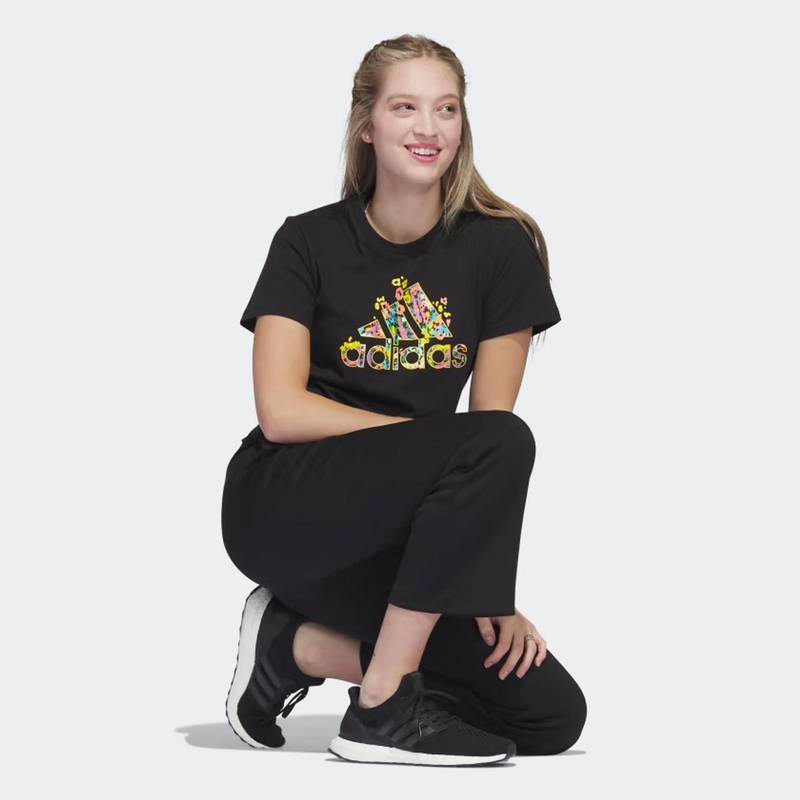 Футболка жіноча Floral Badge Of Sport Graphic Adidas HR5320, рис. 2
