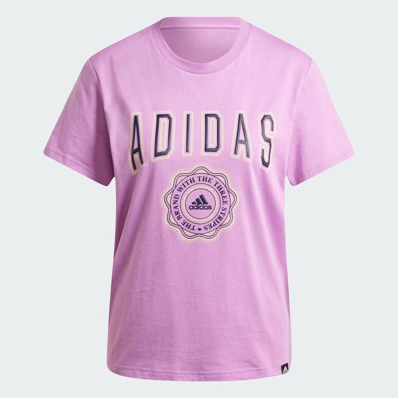 Женская футболка Collegiate Graphic Adidas IZ1159, рис. 3