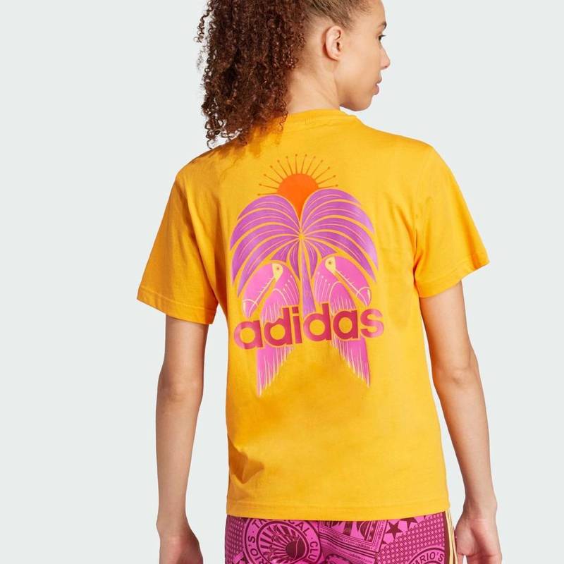 Женская футболка FARM Rio Graphics W Adidas JD6293, рис. 1