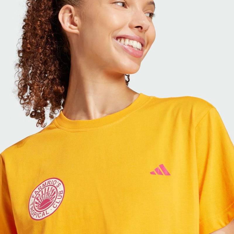 Женская футболка FARM Rio Graphics W Adidas JD6293, рис. 3
