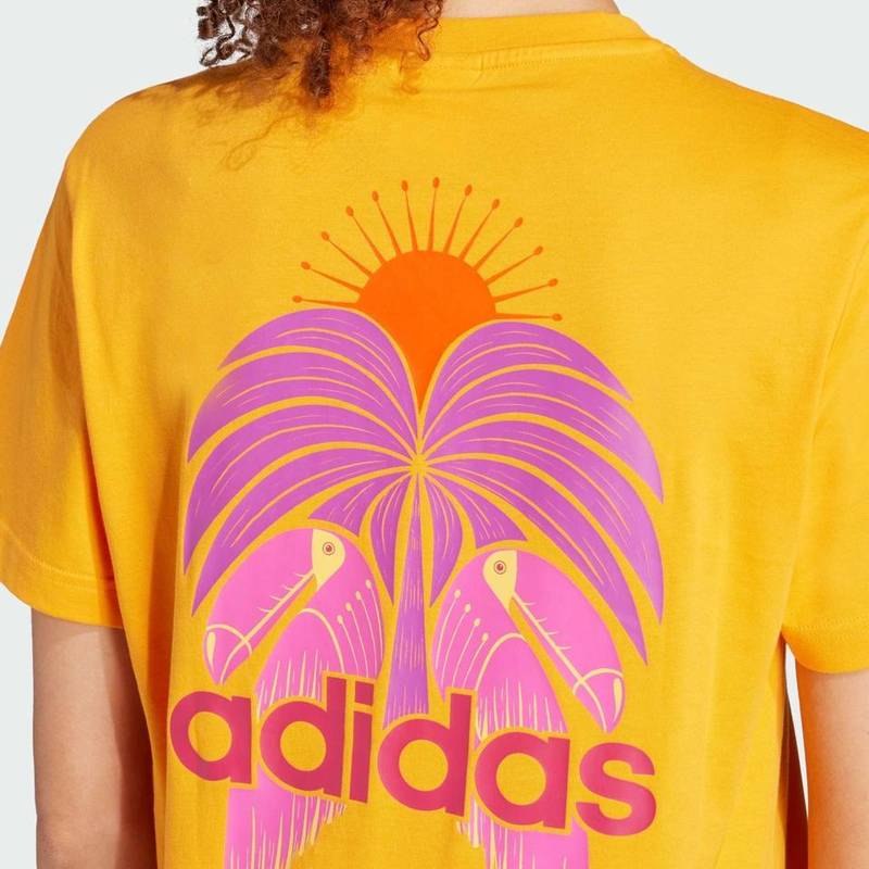 Женская футболка FARM Rio Graphics W Adidas JD6293, рис. 4