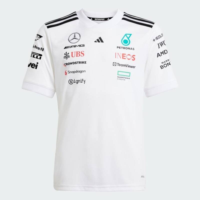 Джерсі дитяча Mercedes - AMG Petronas Formula One Team Driver Kids Performance JX5803 Adidas JX5803, рис. 0