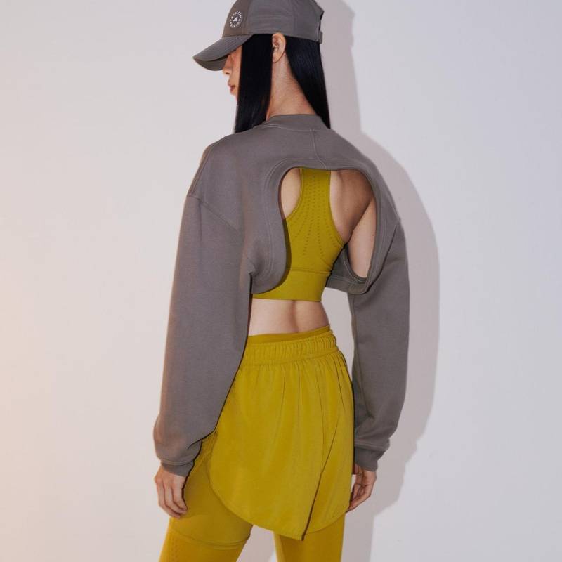 Укороченный свитшот женский by Stella McCartney Adidas IT8278, рис. 5