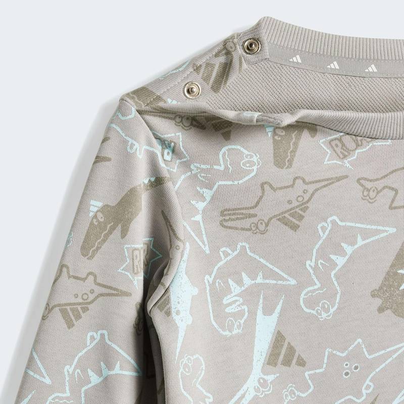 Комплект: світшот і штани Seasonal Essentials Adiraptor French Terry Kids Adidas JW2406, рис. 5
