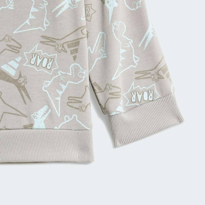 Комплект: світшот і штани Seasonal Essentials Adiraptor French Terry Kids Adidas JW2406, рис. 6