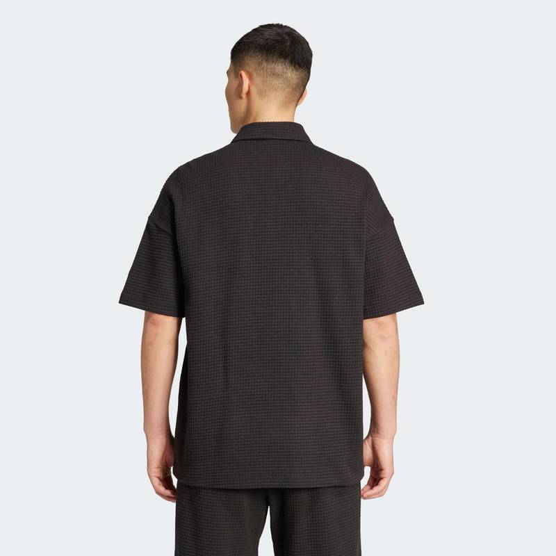 Футболка-поло All SZN Waffle Knit Half-Zip Adidas JL6545, рис. 1