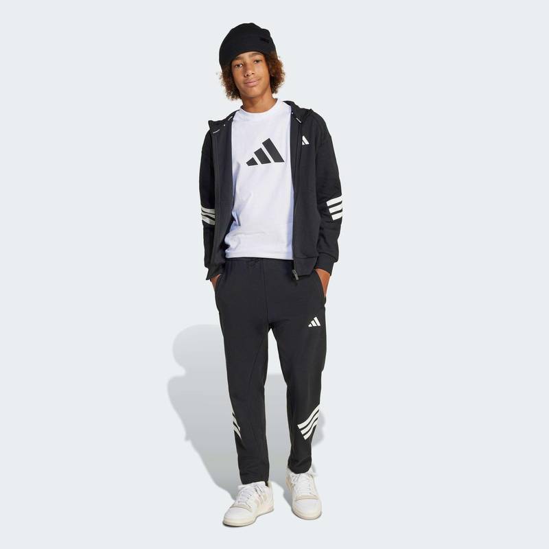 Олімпійка Future Icons 3-Stripes Full-Zip Hooded Kids Adidas JJ4801, рис. 2