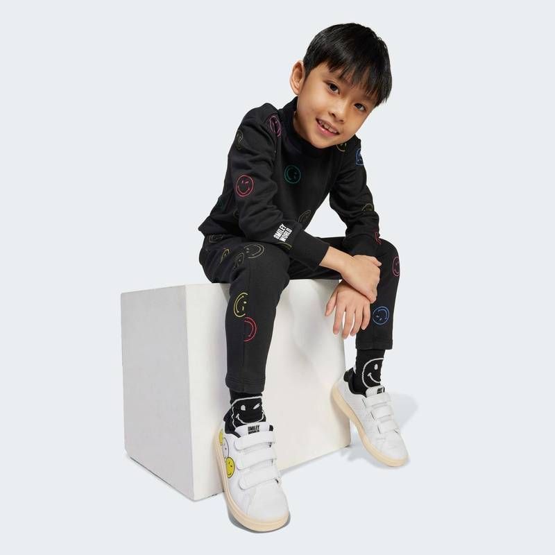 Комплект: світшот і штани X Smiley World Kids Adidas JY4803, рис. 2
