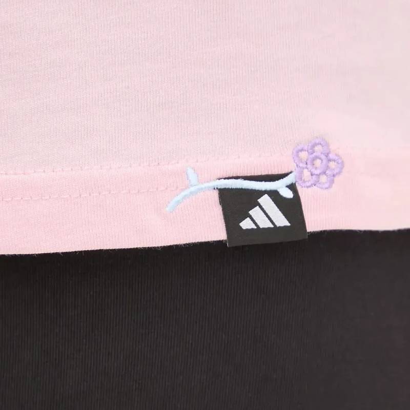 Женская футболка Women's Lounge Mini Graphic Adidas JN8262, рис. 4