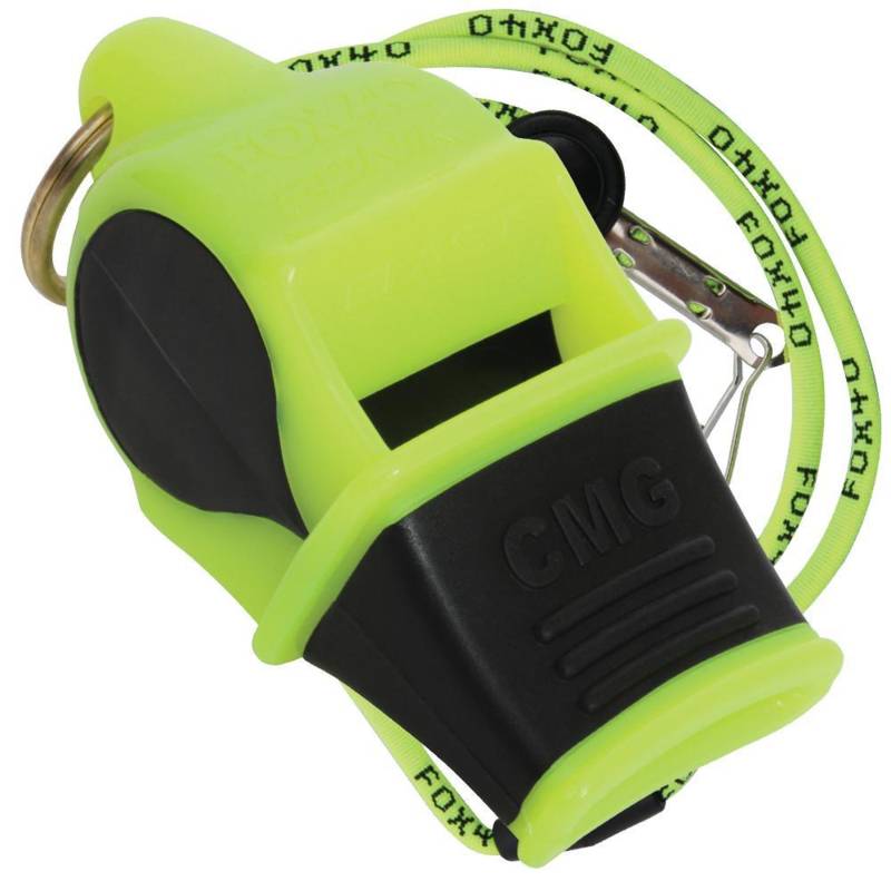 Свисток FOX40 Original Sonik Blast CMG зі шнурком 9203-3608 неоновий, рис. 1