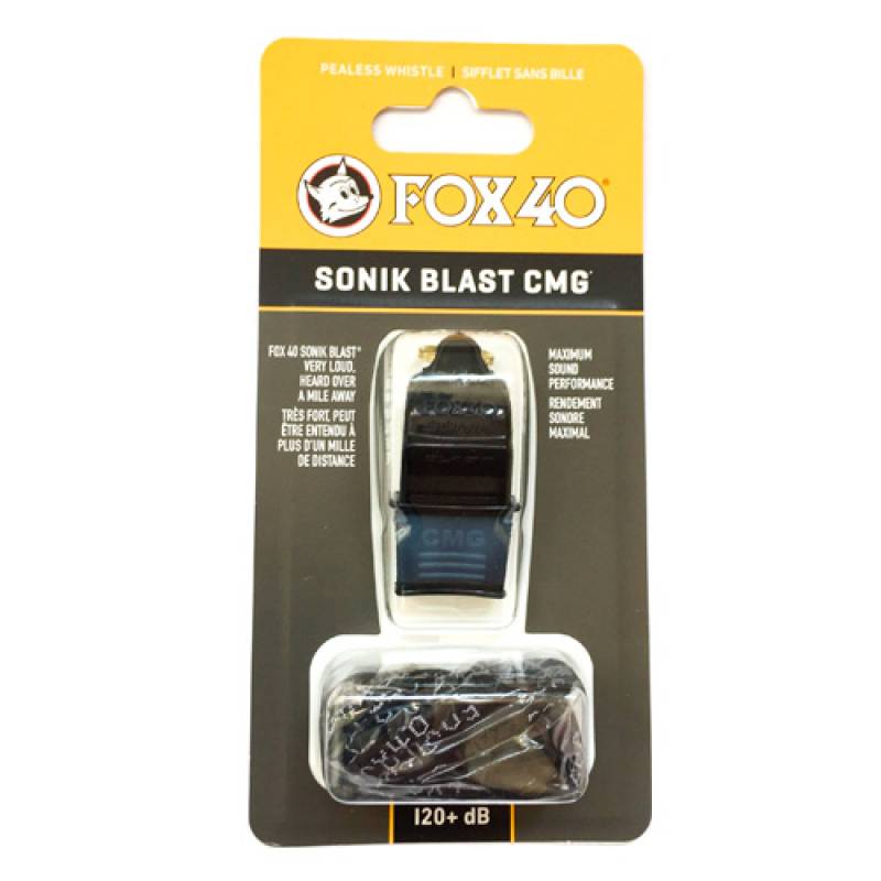 Cвисток FOX 40 Original Whistle Sonic Blast CMG + шнурок 9203-0008, рис. 0