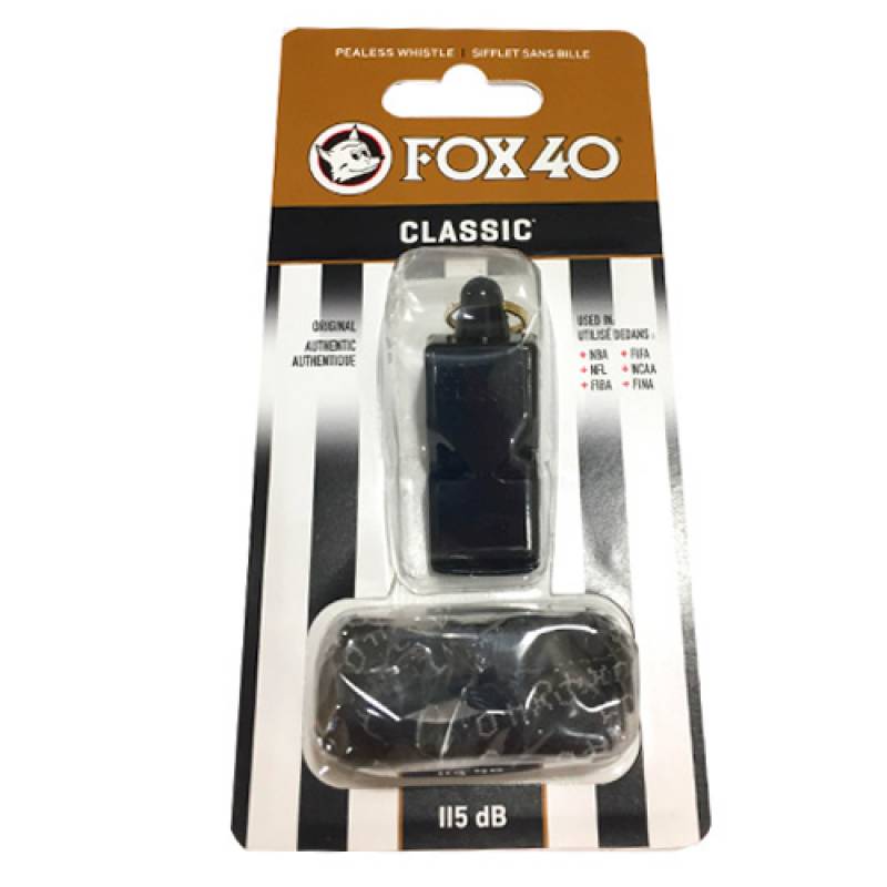 Свисток со шнурком на руку FOX 40 Classic Whistle Official 9908-0008, рис. 0