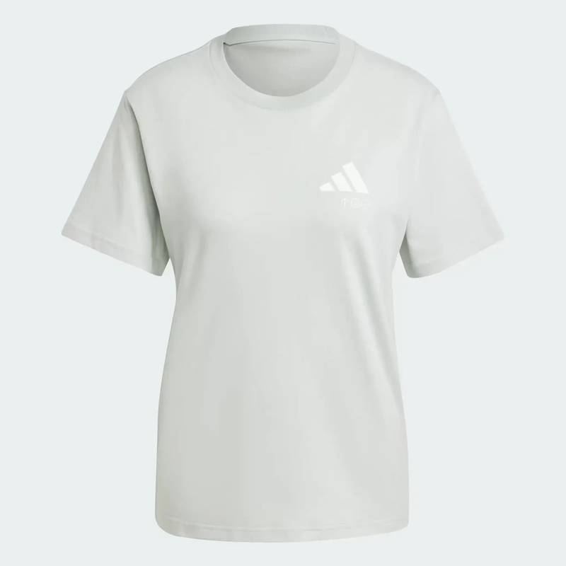 Футболка жіноча Lounge Verbiage Graphic Adidas JN9073, рис. 3