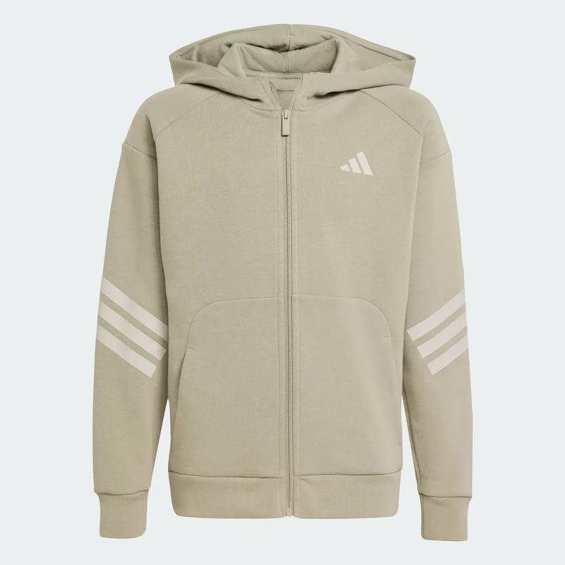Олимпийка детская Future Icons 3-Stripes Full-Zip Hooded Kids Sportswear Adidas JW7526, рис. 5