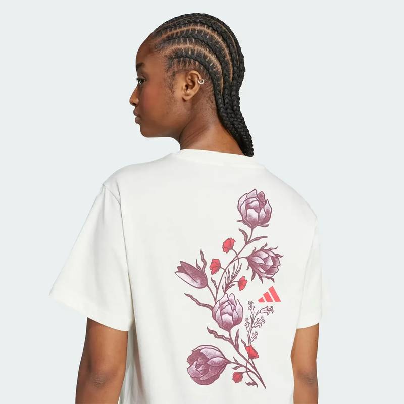 Футболка жіноча Tiro Floral Graphic Tee Adidas KB2488, рис. 4