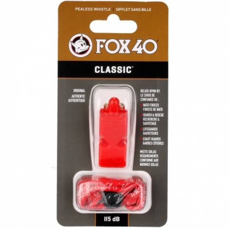 Свисток FOX 40 Whistle Classic Safety 9903-0108, рис. 0