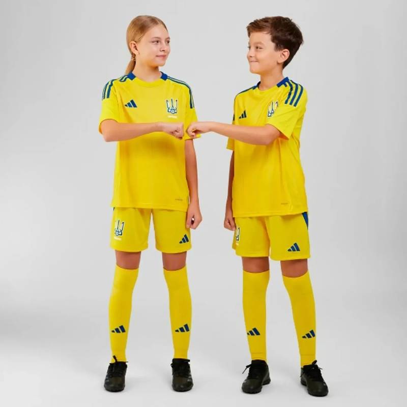 Футболка збірної України Ukraine 24 Kids Performance Adidas IP2189 24/25 , рис. 2