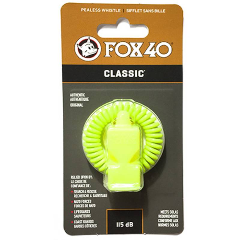 Cвисток з браслетом на руку Flexxcoil FOX 40 Original Whistle Classic Safety 9935-1300, рис. 0