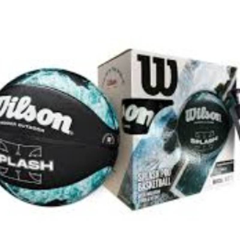 М'яч баскетбольний в подарунковій коробці + насос Wilson SPLASH PRO BSKT size 7 DT1-WZ2014501XP, рис. 1