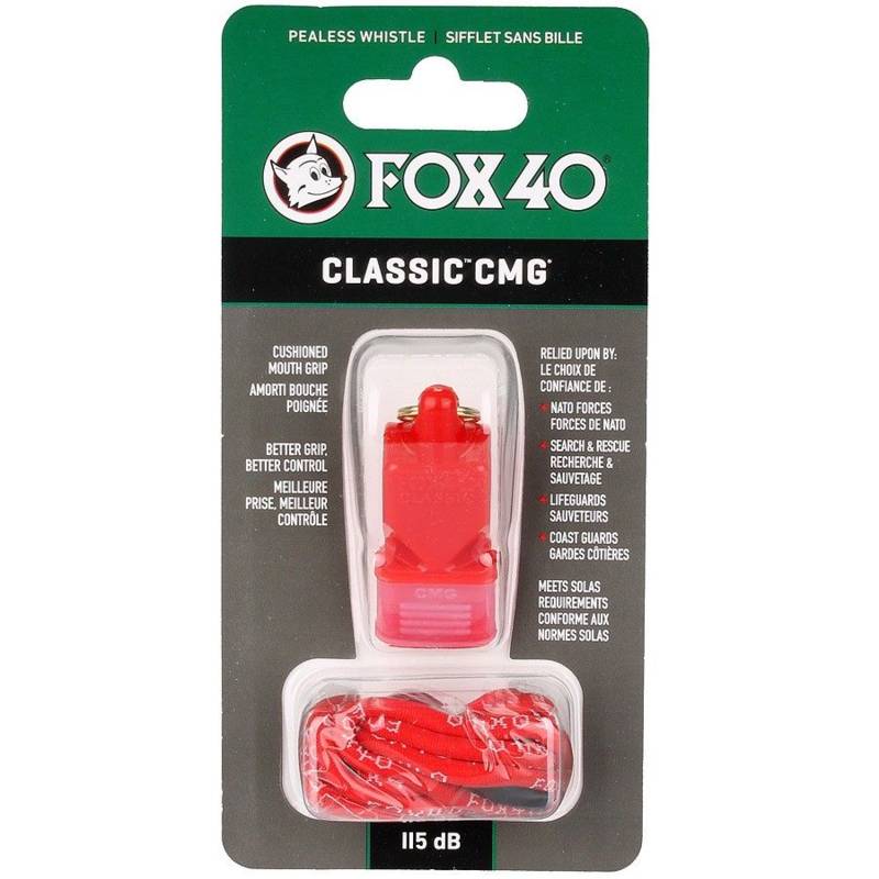 Свисток Original Fox 40 CMG Safety Classic 9603-0108 (Красный), рис. 0
