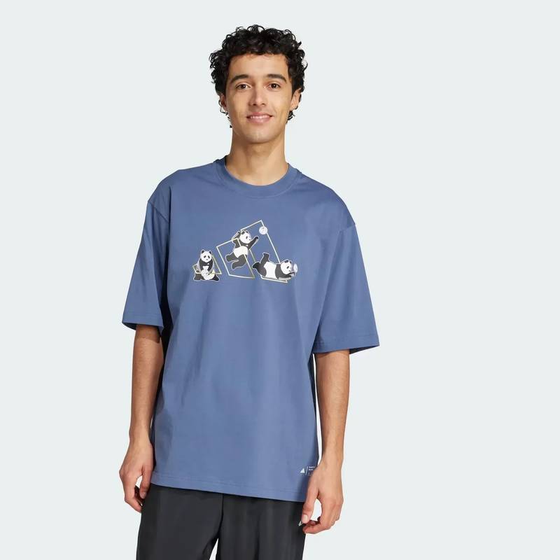 Футболка чоловіча Panda Play Graphic Adidas JZ3277, рис. 0