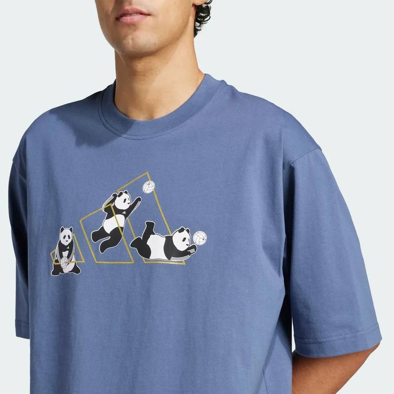 Футболка чоловіча Panda Play Graphic Adidas JZ3277, рис. 4