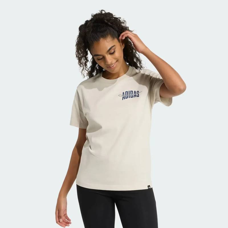 Женская футболка Collegiate Graphic Adidas JM4348, рис. 0