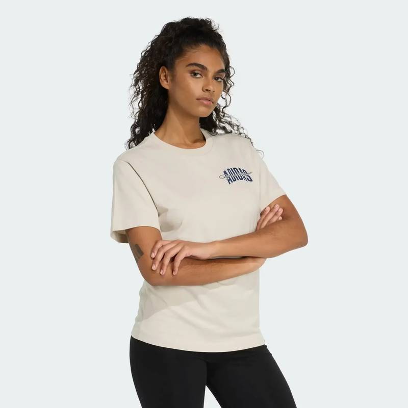 Женская футболка Collegiate Graphic Adidas JM4348, рис. 2