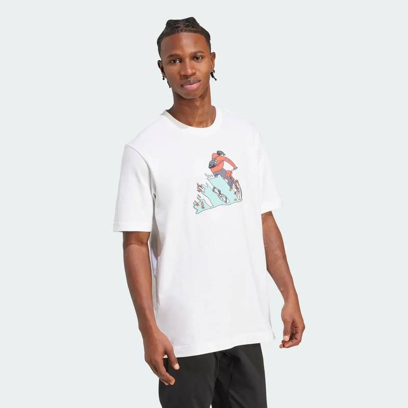 Футболка мужская Doodle Hunt Bike Graphic Adidas JM6496, рис. 2