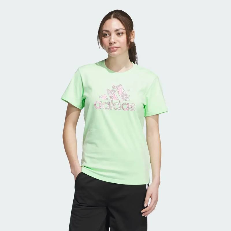 Футболка жіноча Floral Badge of Sport Graphic Adidas IZ1980, рис. 0