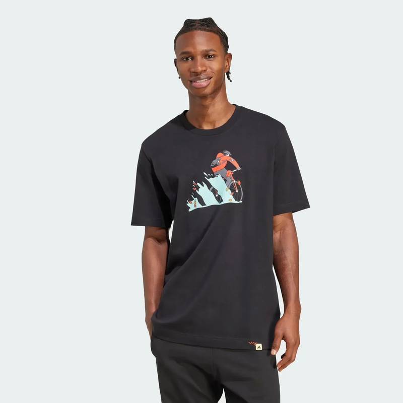 Футболка мужская Doodle Hunt Bike Adidas JM6495, рис. 0