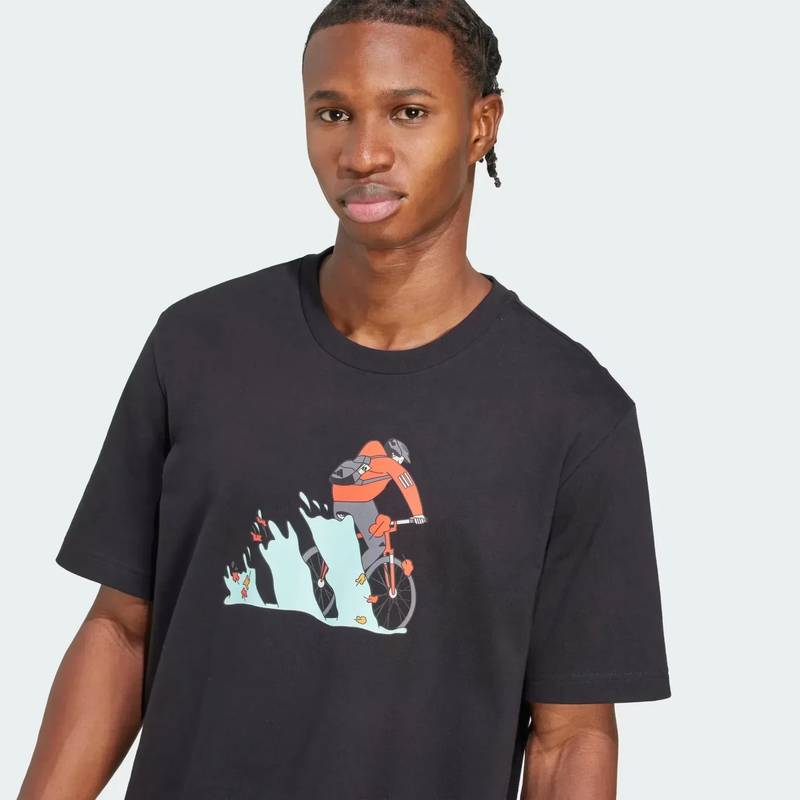 Футболка мужская Doodle Hunt Bike Adidas JM6495, рис. 4